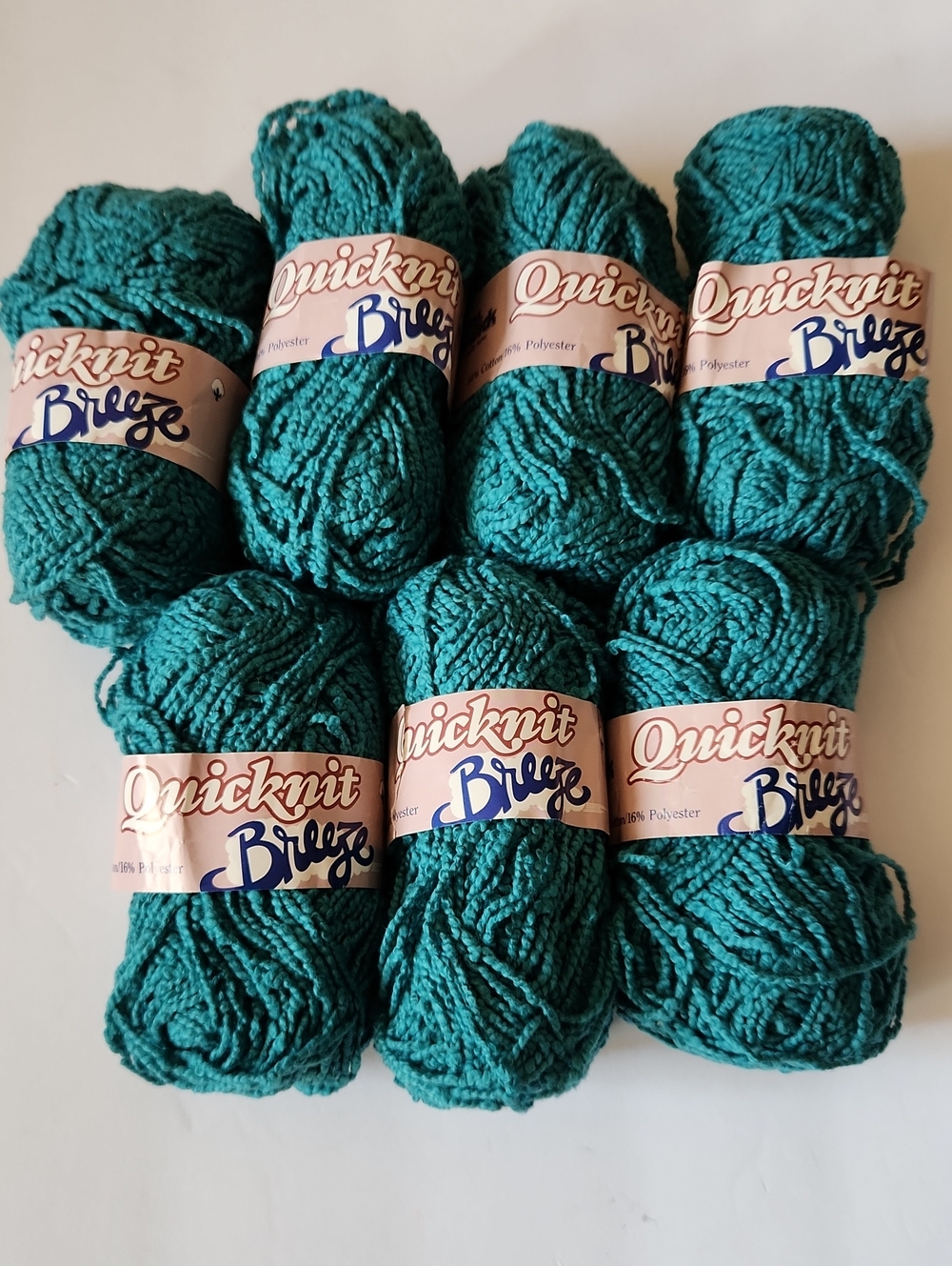 Breeze Teal Chunky Yarn - 7 Skeins